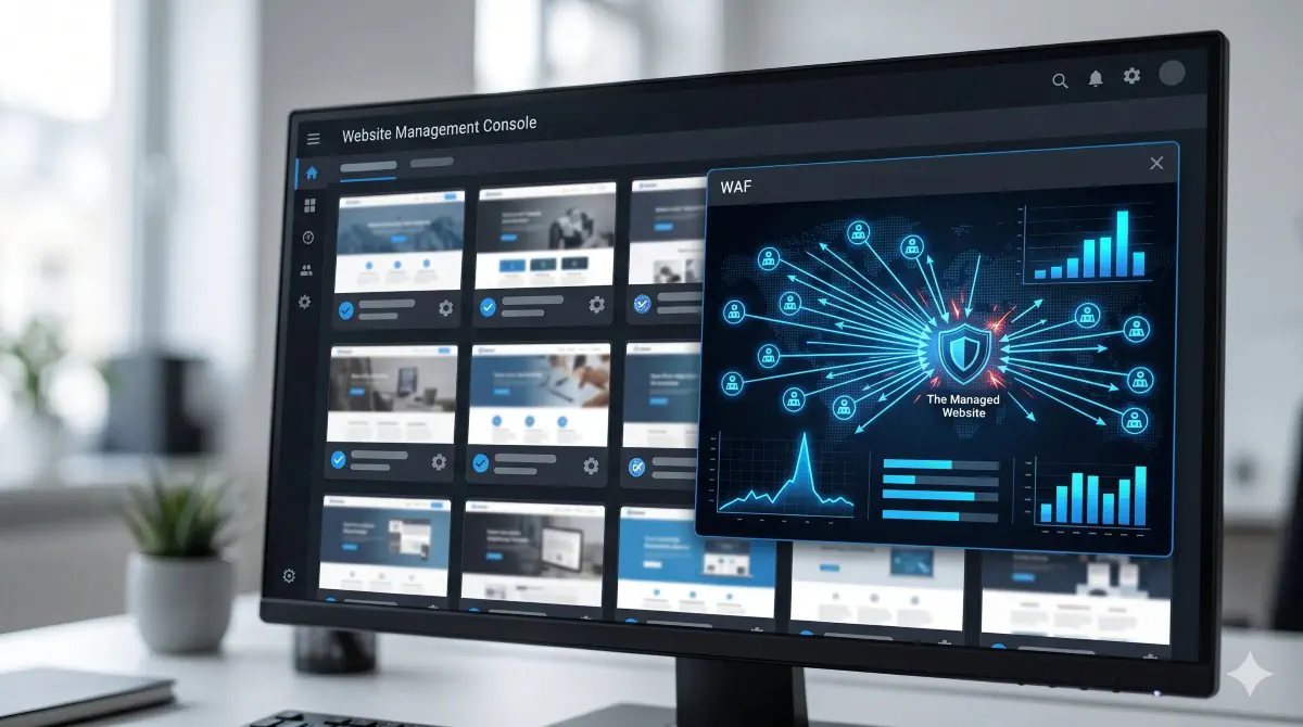 Website Console Botnet Attack